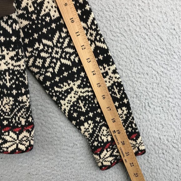Vintage Nomadic Traders Nordic Wool Sweater With Reindeer & Pine Design S - Picture 6 of 9